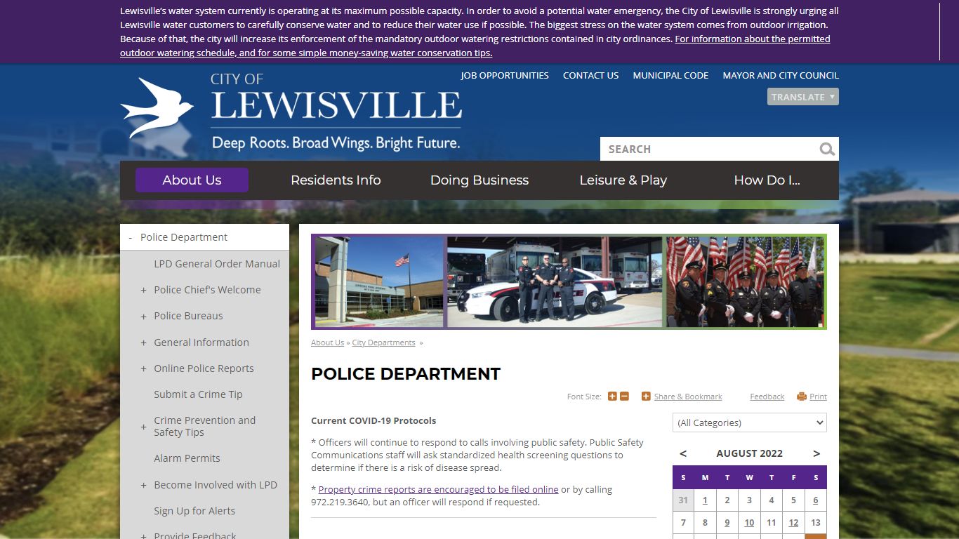 Police Department | City of Lewisville, TX